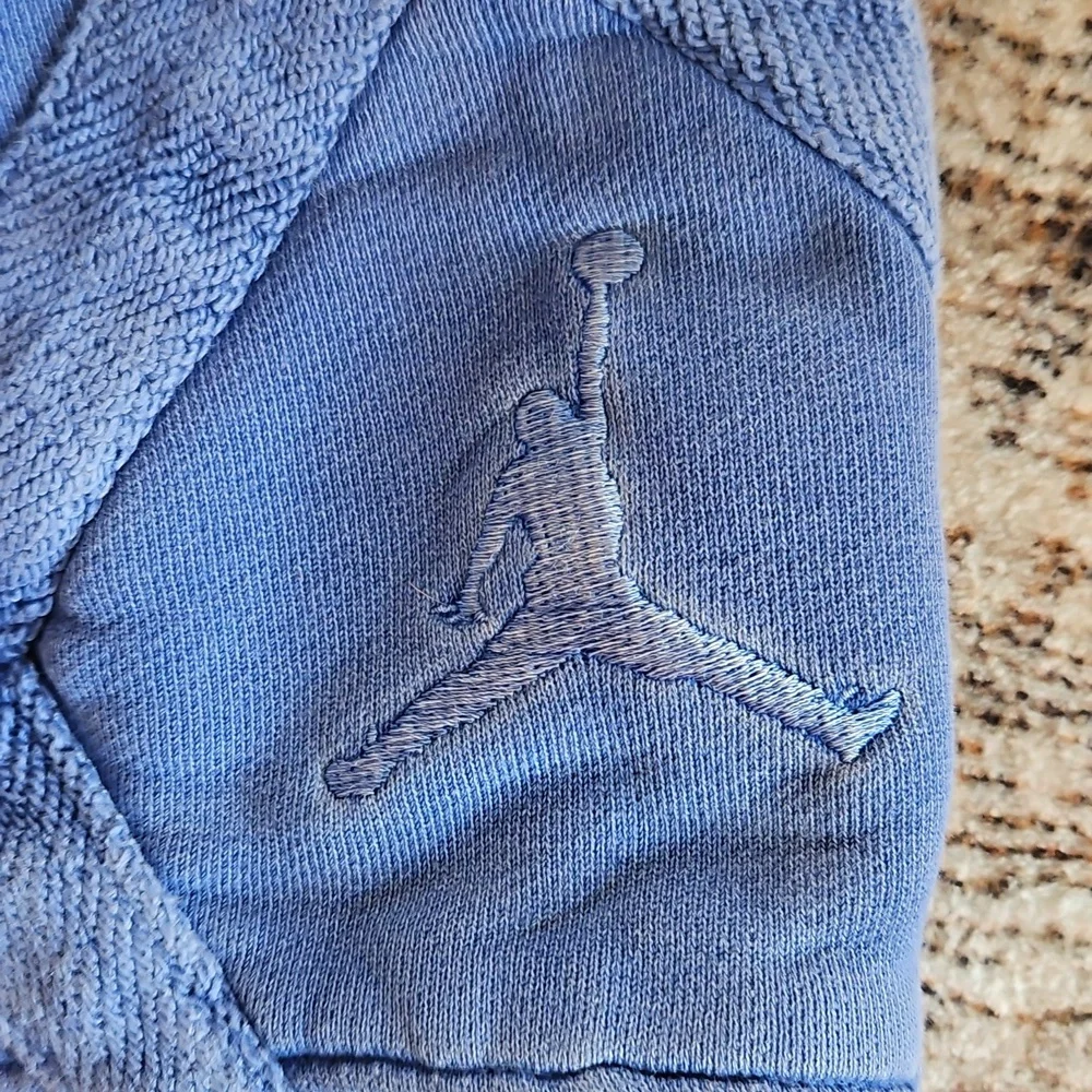 Jordan Light Blue Sweat Shorts Basketball - Picture 2 of 5